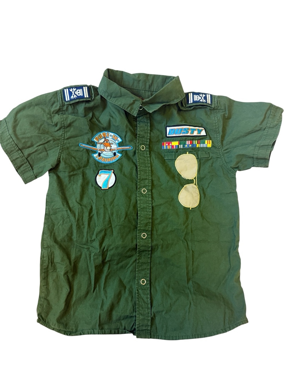 Disney Store "Dusty" Pilot Shirt (Size 5-6Y)
